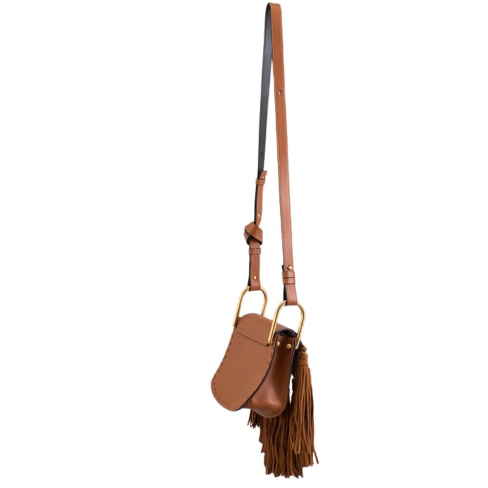 Chloé Hudson Bag Crossbody Fringe Tassel Rare Mini - Picture 4 of 15